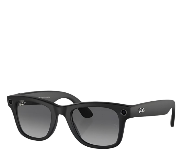 Meta Ray-Ban Wayfarer - Large Glasses (Graphite/Matte Black) - 1322492 - zdjęcie